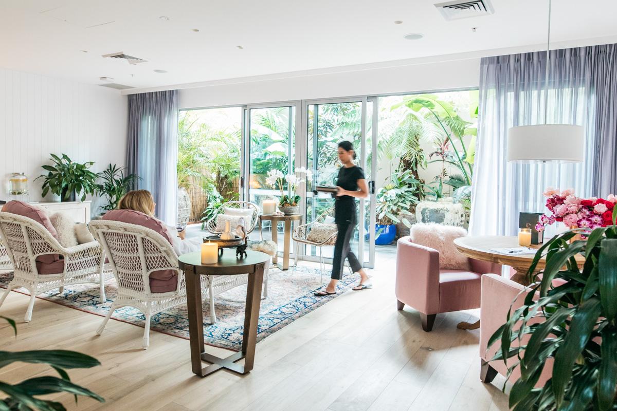 Spa wellness setting for a hosted event experience